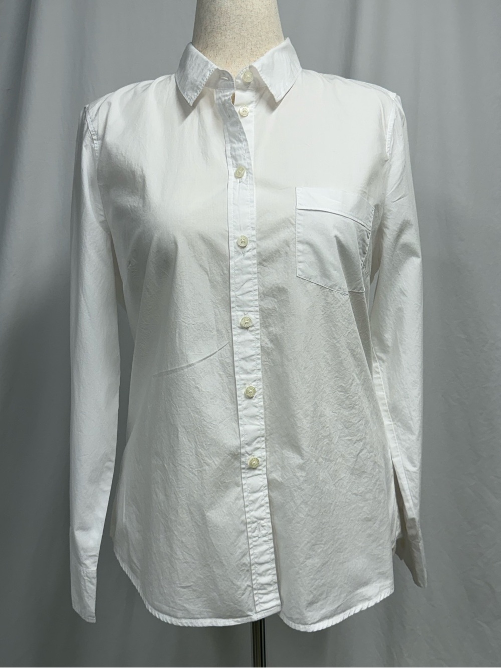 J. Crew Factory White Button-Down Shirt